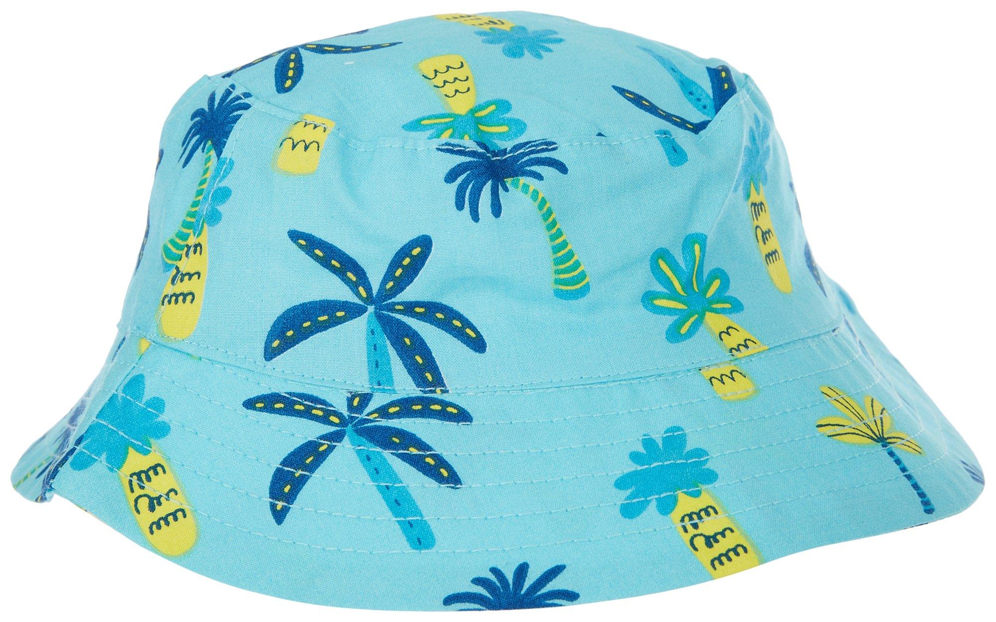 Baby Tropical Bucket Hat With Strap