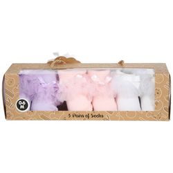 Baby Essentials Baby Girls Bow Floral Socks Collection Set