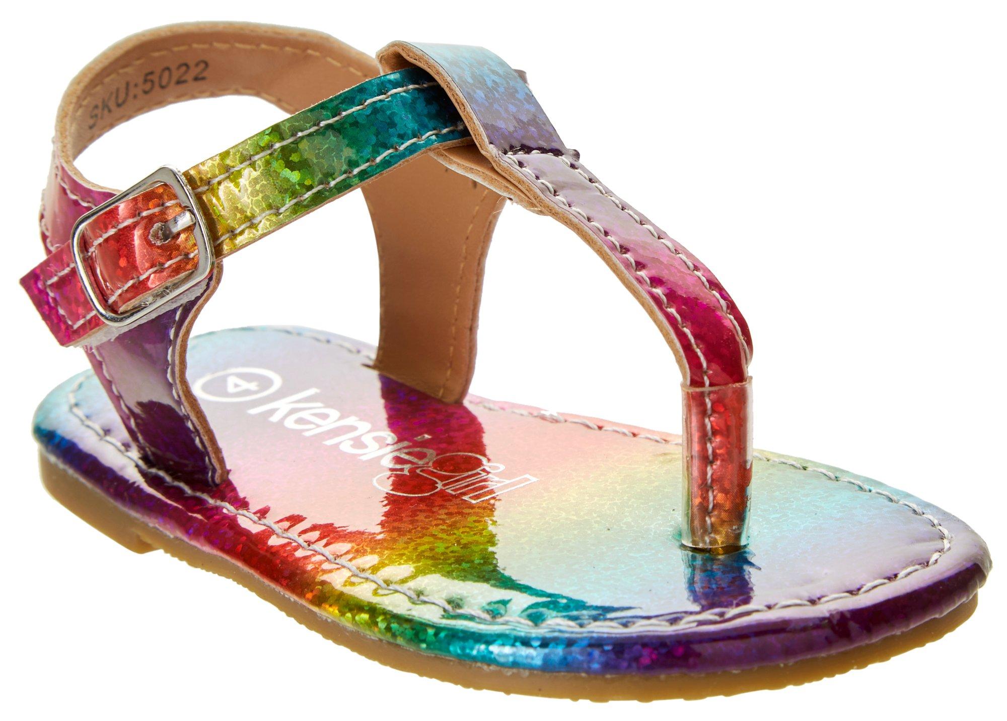 Kensie Girl Baby Girls Rainbow Sandals
