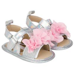 Toddler Girls Sparkle Flower Sandals