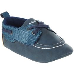 Baby Solid Denim Loafer Shoes