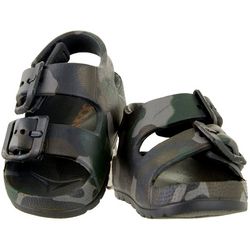 Josmo Baby Boys Camo Double Strap Slip-On Sandals