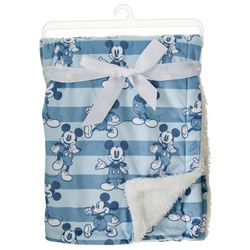 Mickey Mouse Baby Boys Stripe Blanket