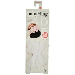 Baby Bling Girls Super Soft Itty Bitty Tulle  Bow Headwrap