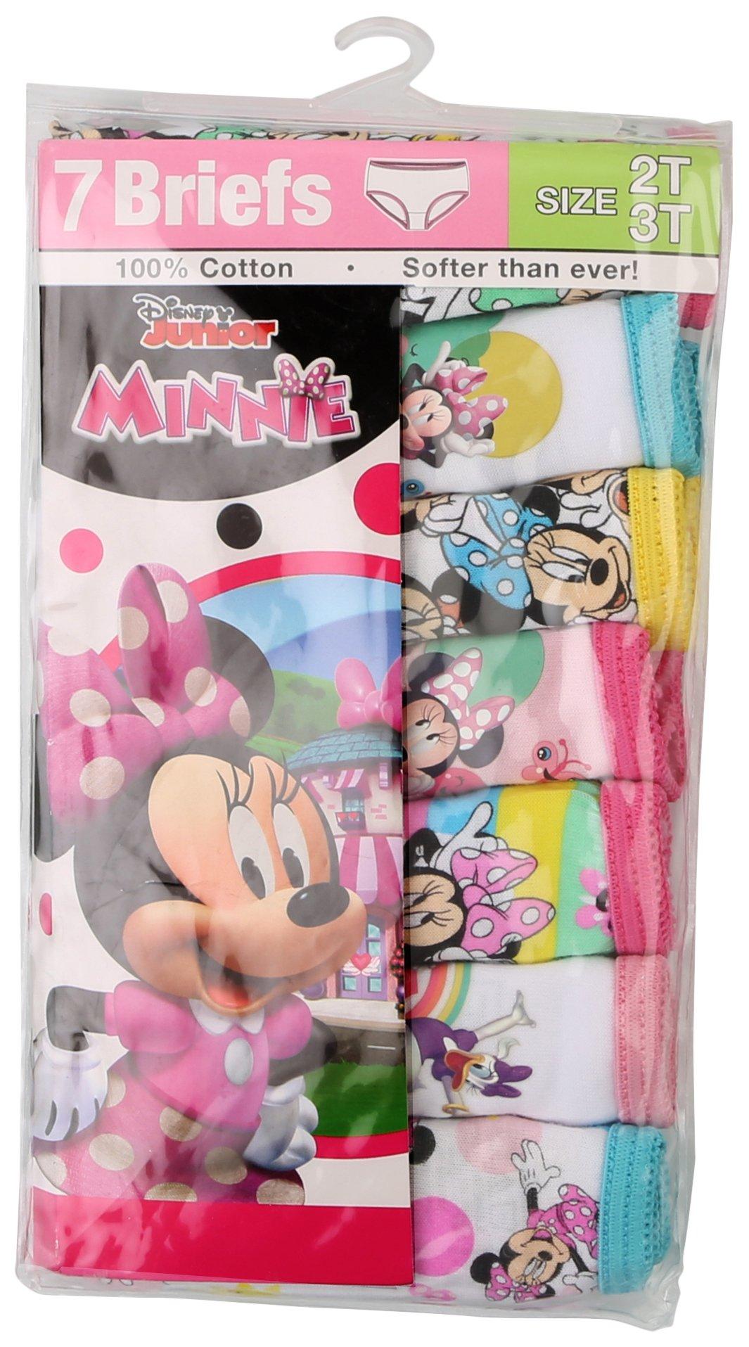 7-pack Cotton Briefs - Red/Minnie Mouse - Kids