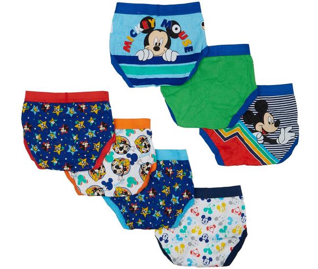 Mickey Mouse Toddler Boys 100% Cotton 7-pk. Briefs