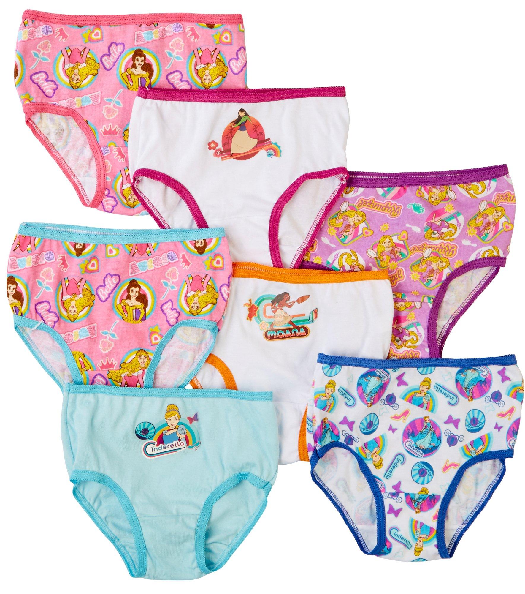 Girls' Disney Princess 7pk Underwear - 6 - Yahoo Shopping