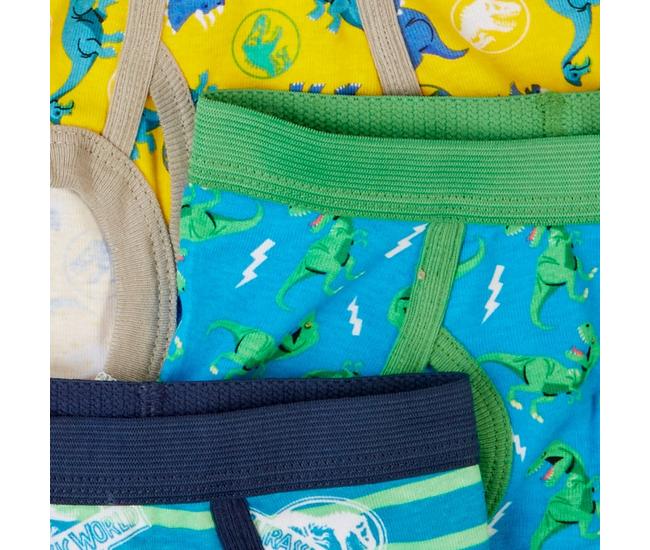  Boys Underwear Toddler Size 3T 100% Organic Cotton Boxer Briefs  Kids Dinosaur Shark Boxers Soft Clothes Childrens Undies Age 3 Years Old  Underpants