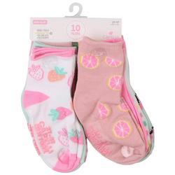 Toddler Girls 10-pk. Fruity Print Socks
