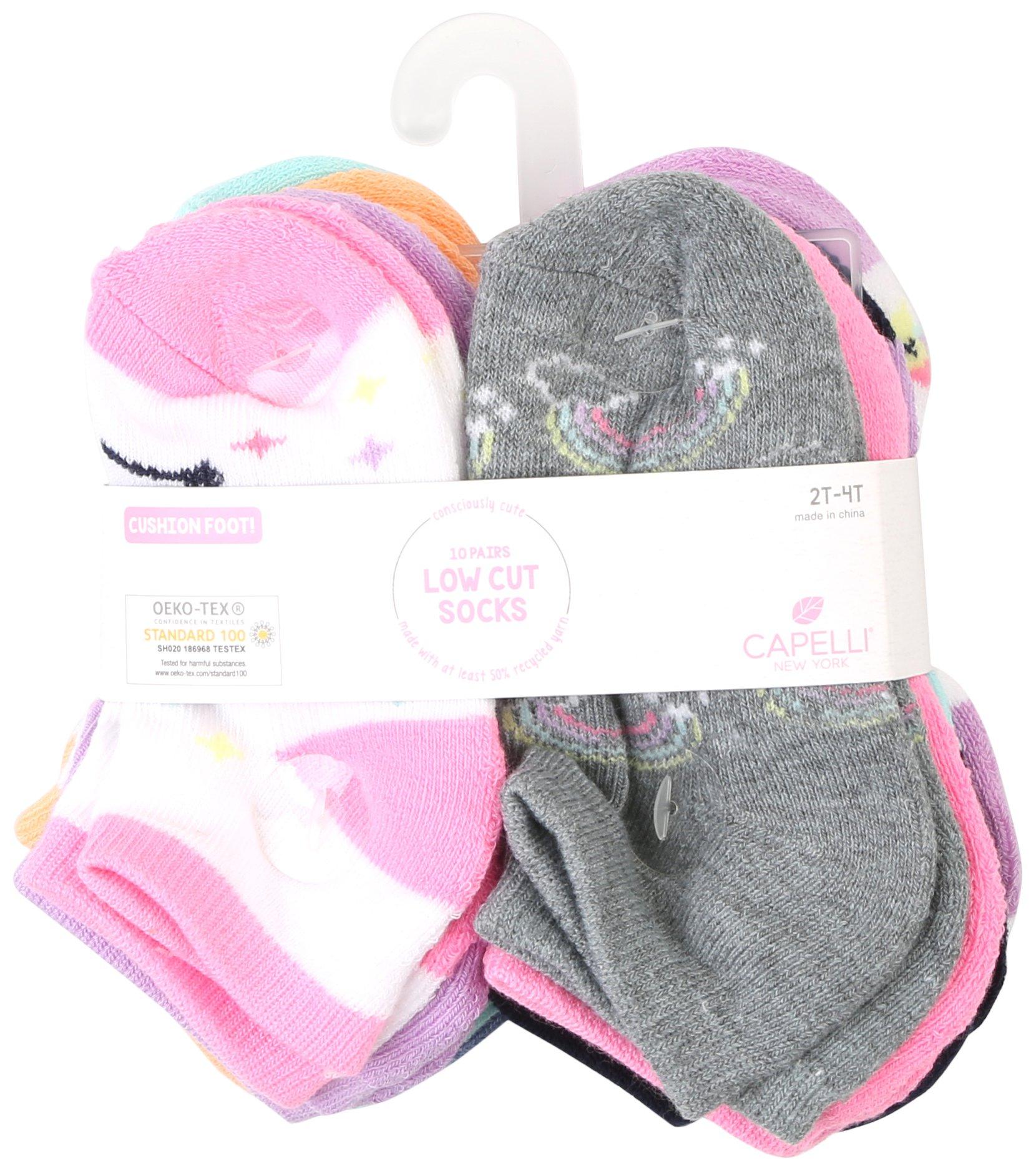 Capelli NY Toddler Girls 10-pk. Unicorn Print Socks