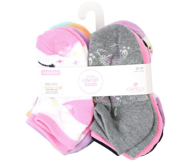 Capelli NY Toddler Girls 10-pk. Unicorn Print Socks
