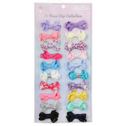 Capelli NY Girls 20pk Bows Printed  Bow Collection Set