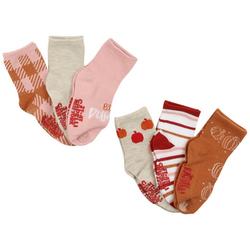 Baby 6-pk. Printed And Solid Harvest Socks