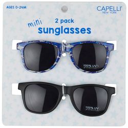 Capelli Girls 2-pk. Mini Shark Print Sunglasses Set