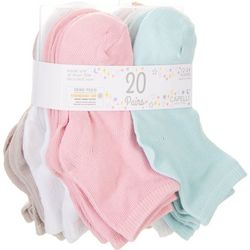 Capelli Baby Girls 20-pk. Solid Socks