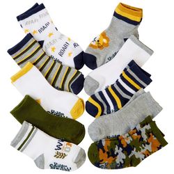 Capelli Baby Boys 10-pk. Safari Socks