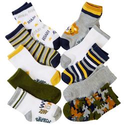 Baby Boys 10-pk. Safari Socks
