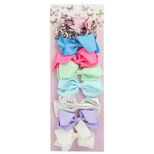 Capelli NY Girls 8pk. Bows Clip Collection Set