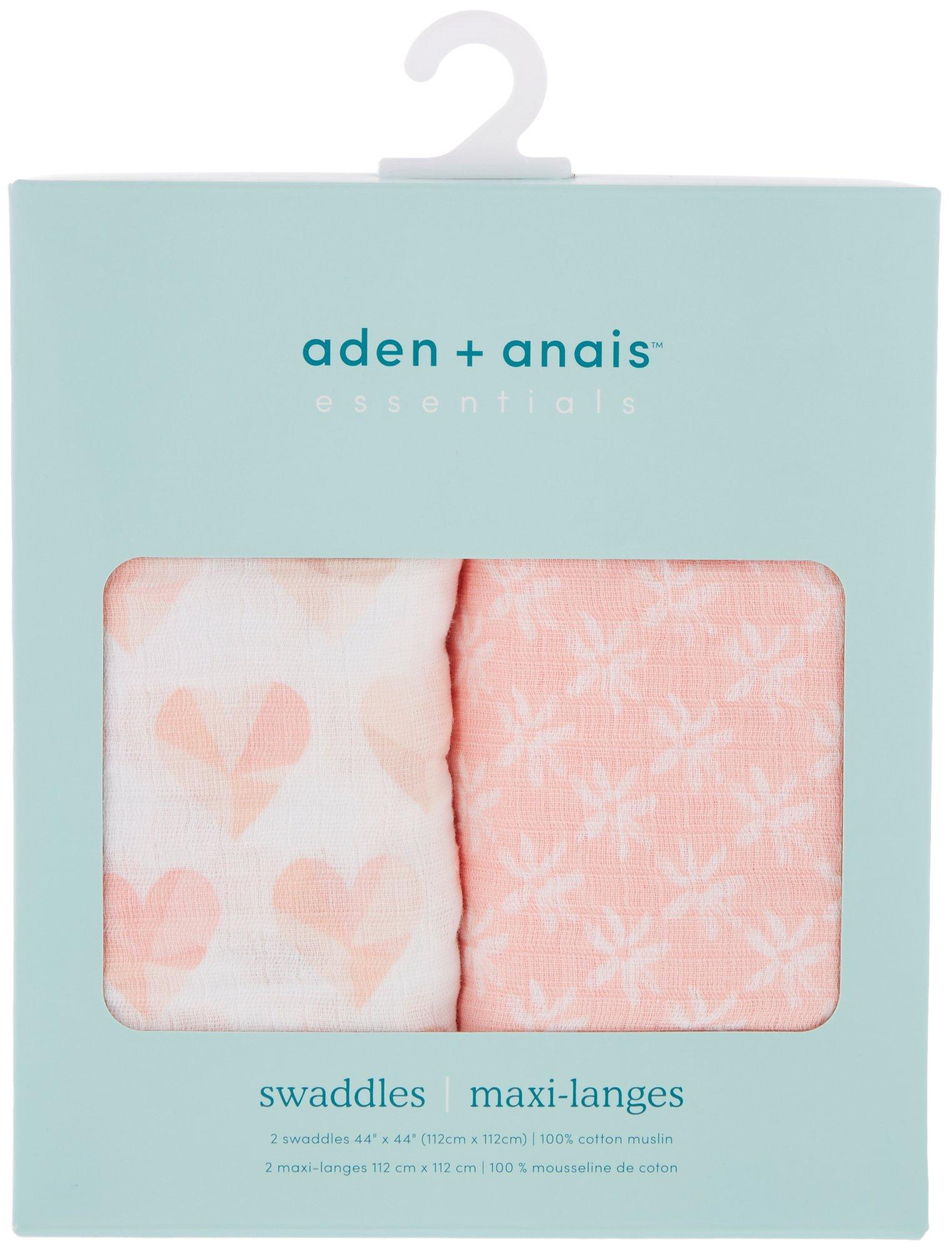 ADEN AND ANAIS 2 pc. Baby Muslin Swaddle