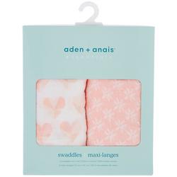 ADEN + ANAIS 2pc. Baby Muslin Swaddle Blankets