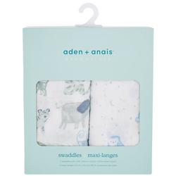 ADEN + ANAIS 2pc. Baby 100% Cotton Muslin Swaddle Blankets
