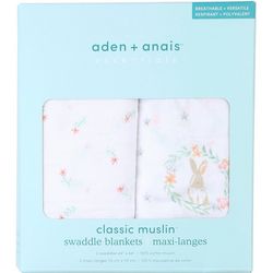 ADEN + ANAIS 2pc. Baby Muslin Swaddle Blankets