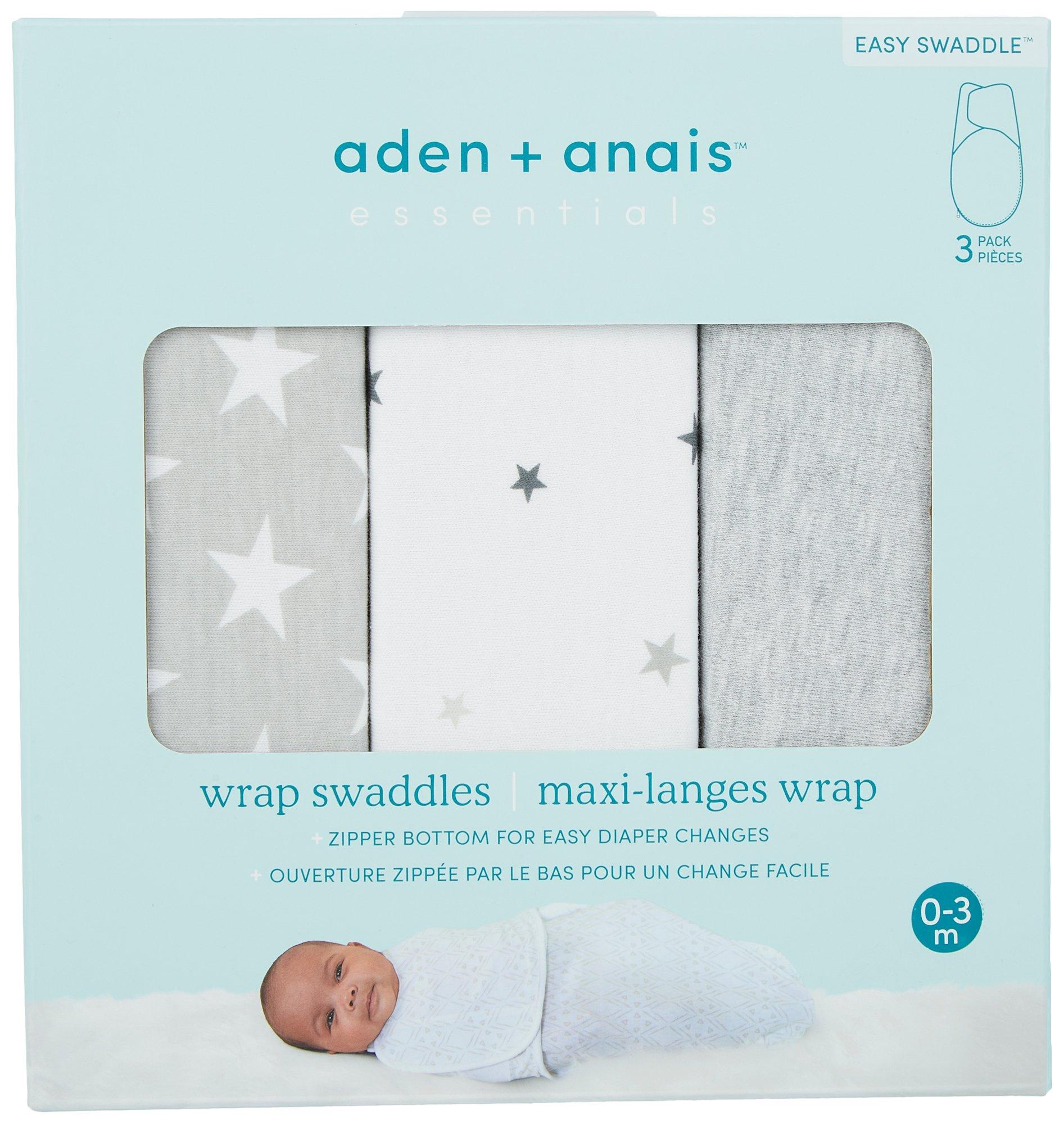 ADEN AND ANAIS 3pc. Baby Swaddle Wrap