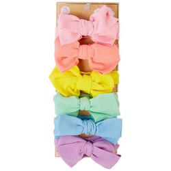6-pc. Oversized Solid Bow Headwrap Set