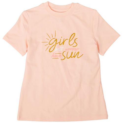 Reel Legends Little Girls Reel-Tec Screen Print T-Shirt