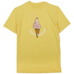 Reel Legends Big Girls Reel-Tec Crew Ice Cream T-Shirt