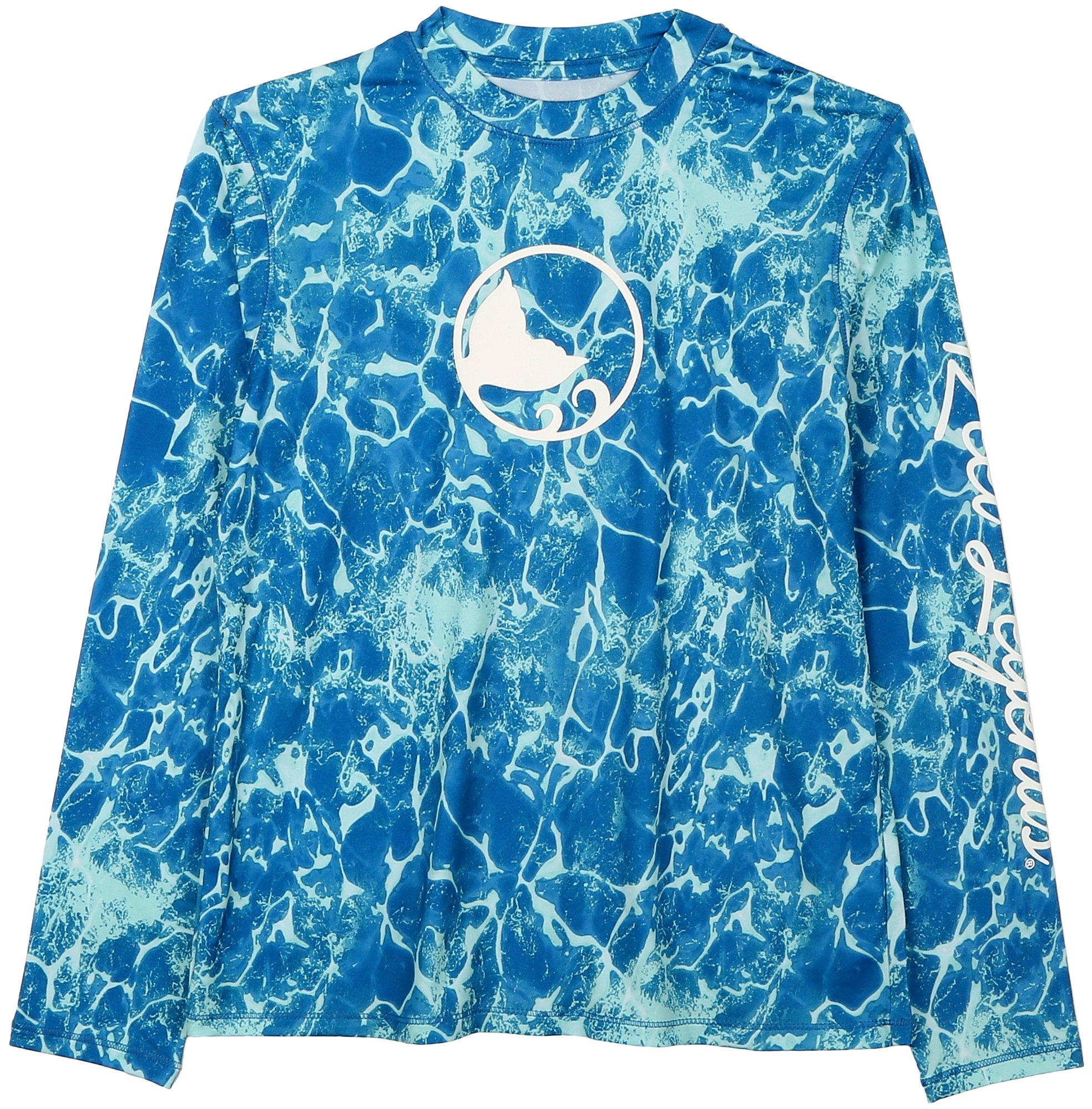 Big Girls Wave Ride Reflection Long Sleeve Shirt