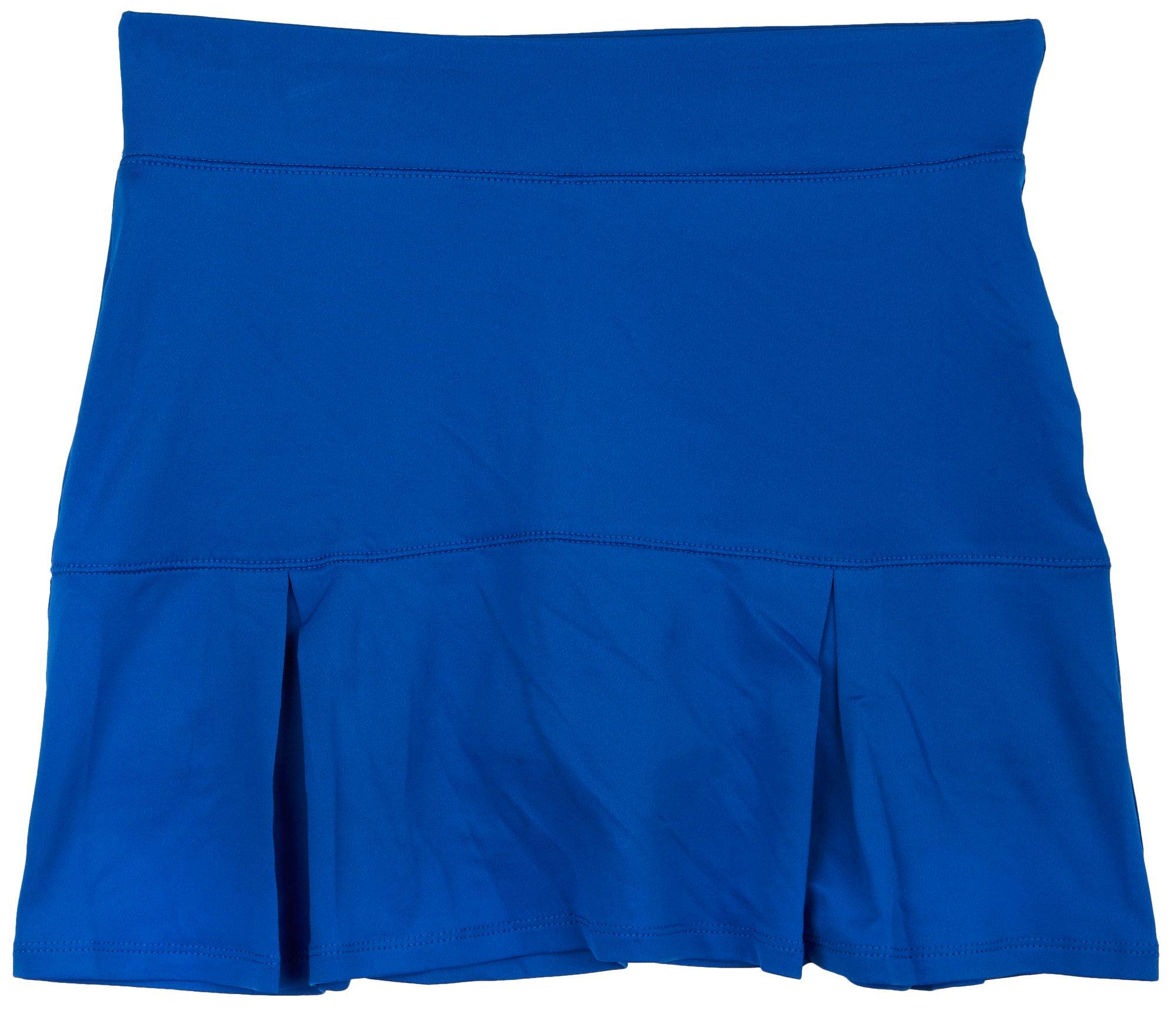 Big Girls Pleated Flounce Skorts