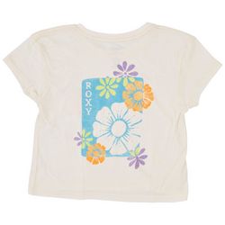Roxy Little Girls Floral Short Sleeve T-Shirt
