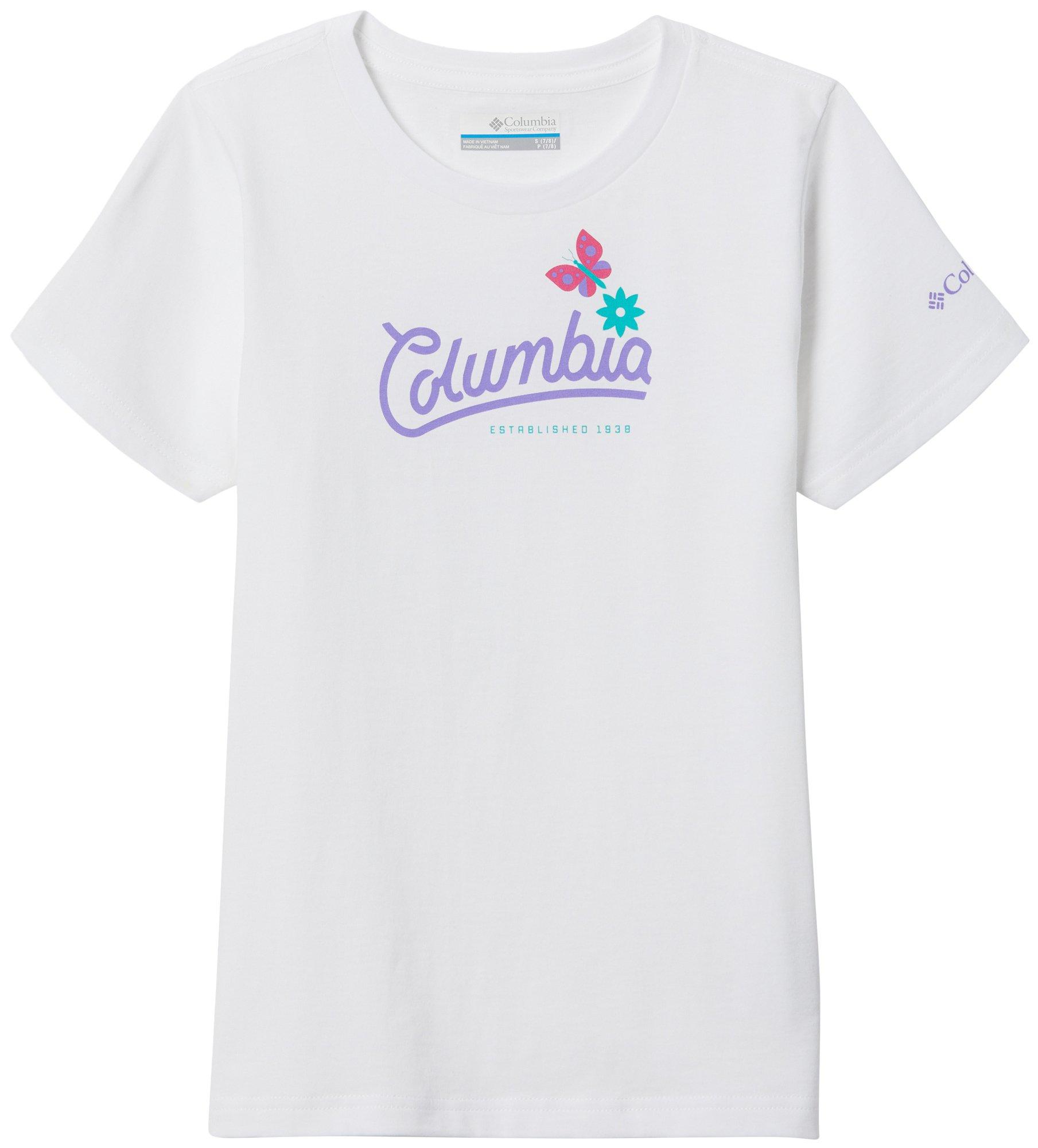 Columbia Big Girls Bessie Butte Short Sleeve T-Shirt