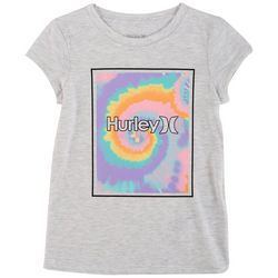 Hurley Little Girls Boxy Tie Dye T-Shirt