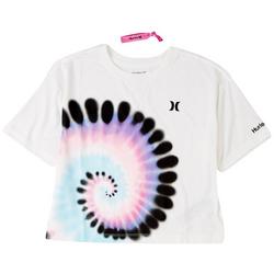 Little Girls Boxy Spiral T-Shirt