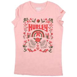 Big Girls Natural Hurley Graphic Short Sleeve T-Shirt