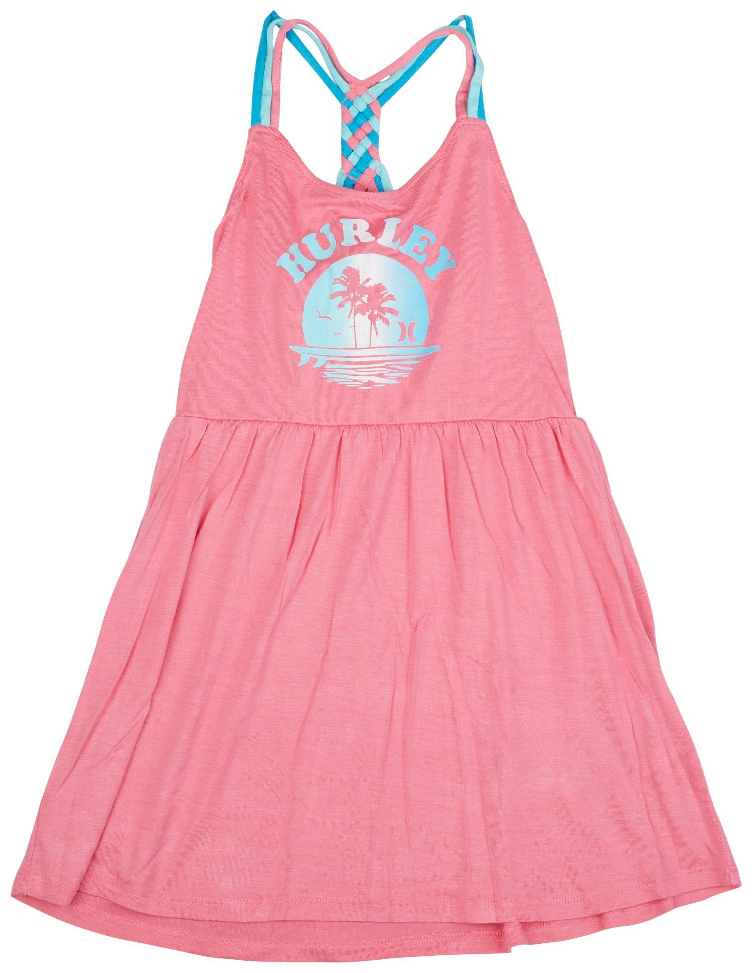 Little Girls Braided Strap Dress