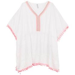 Girls Pull Over Puff Swim Cover-Up