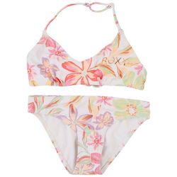 Roxy Big Girls 2-Piece Floral Print Swimsuit Set