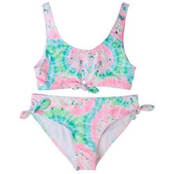 Big Girls 2-pc. Tie Dye Bikini Swimsuit Set