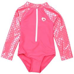 Little Girls One Pc. Mermaid Scales Swimsuit