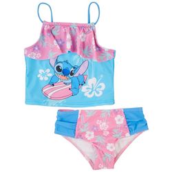 STITCH Little Girls 2-pc. Tropical Bikini Swimsuit