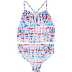 Reel Legends Big Girls Americana Tankini Swimsuit
