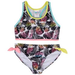 Shelloha Big Girls 2-pc. Palm Leaf Bikini Swimsuit