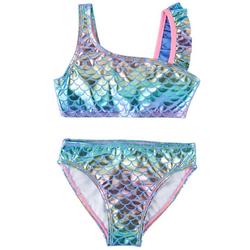 Little Girls 2-pc. Mermaid Ombre Bikini Swimsuit