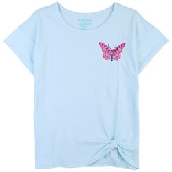 DOT & ZAZZ Big Girls Butterfly Short Sleeve Tee