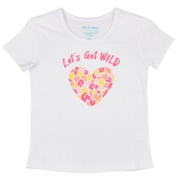 DOT & ZAZZ Little Girls Lets Get Wild Short Sleeve Top