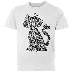 Awayalife Big Girls Spooky Cat Graphic T-Shirt