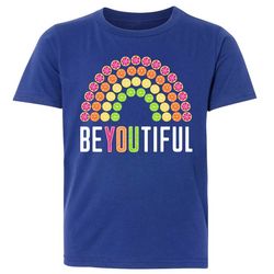 Awayalife Big Girls Rainbow Beyoutiful T-Shirt